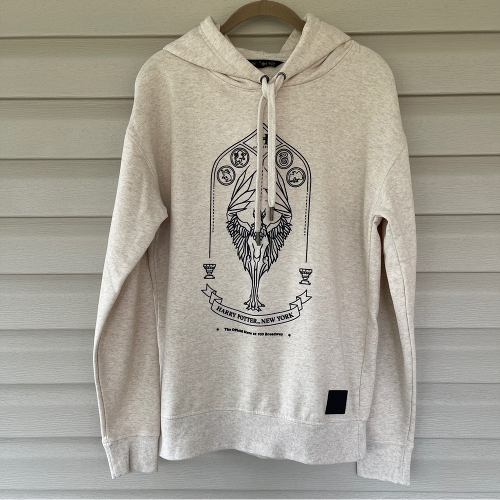 Harry Potter Men's NYC New York Hoodie Griffin Dumbledore Hogwarts Sz Medium